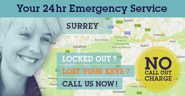 Find Your Choice Locksmiths, Glazing and Boarding Up operating in your local Surrey: