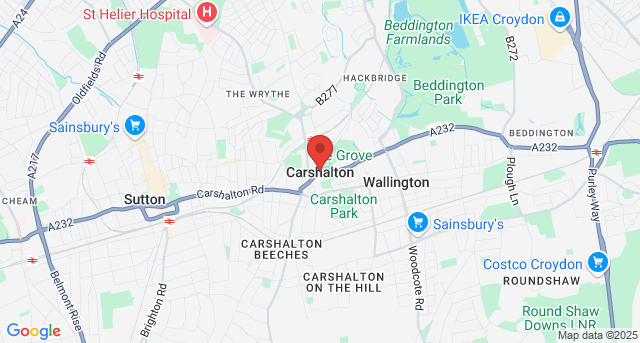 Carshalton Locksmith Service - Local Area Map