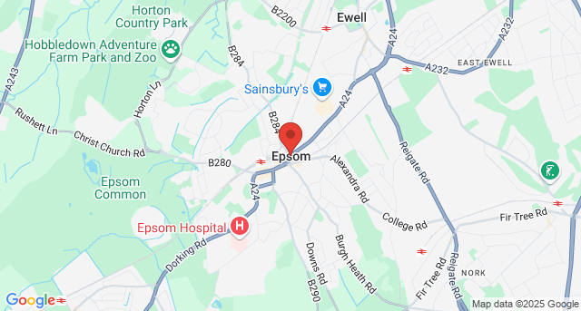Epsom Locksmith Service - Local Area Map