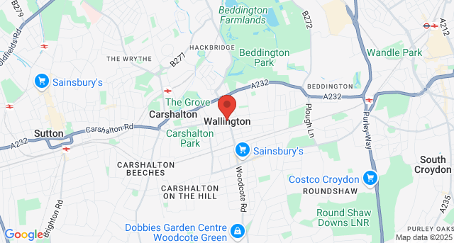 Wallington Locksmith Service - Local Area Map